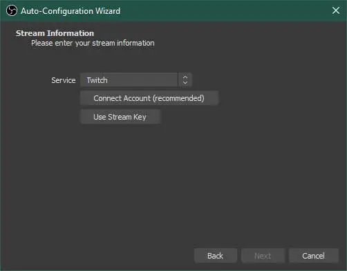 OBS Studio Auto-Configuration Wizard Step 3