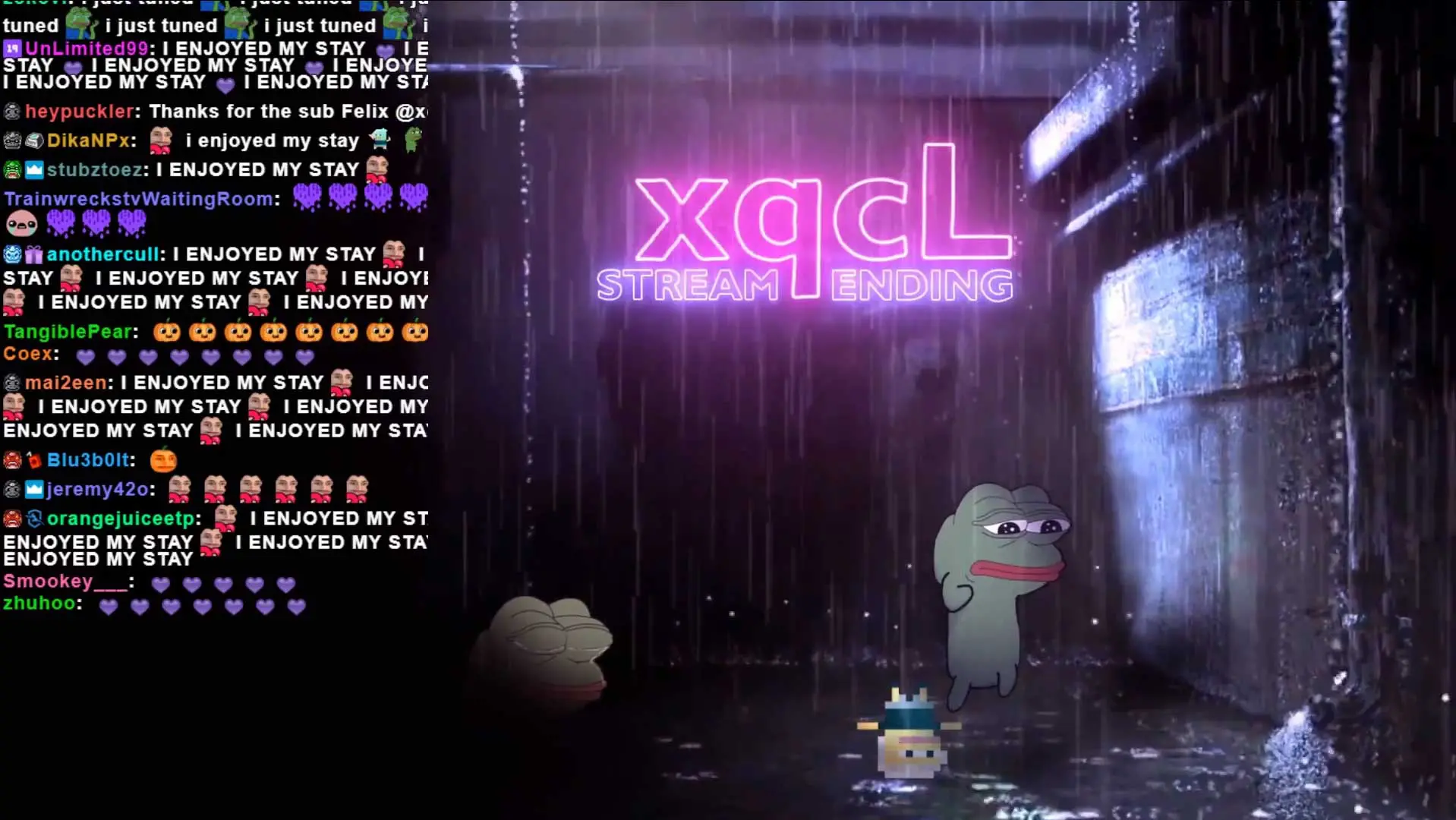 xqcow stream ending scene