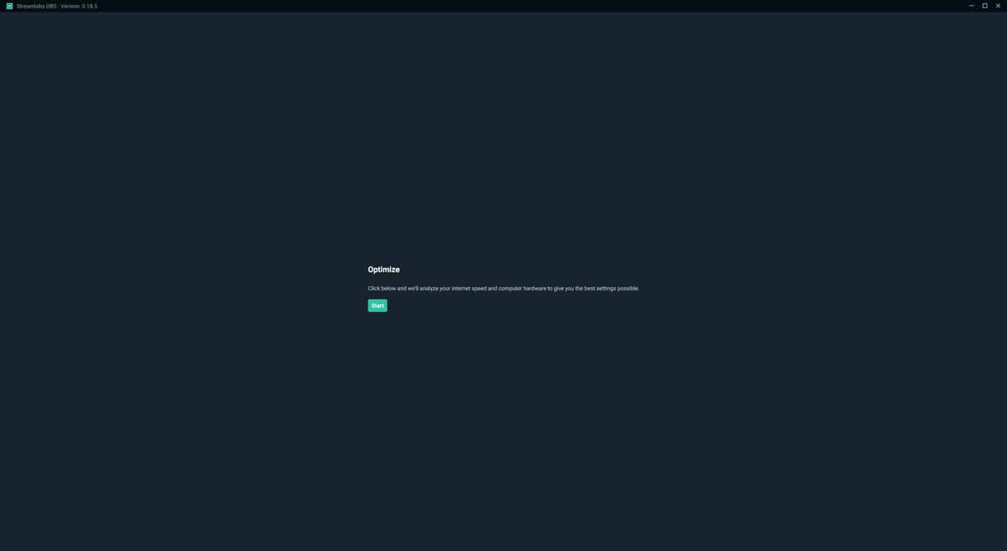 Streamlabs OBS Auto Optimizer Start