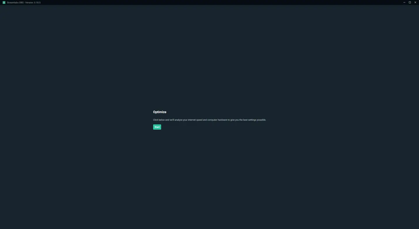Streamlabs OBS Auto Optimizer Start