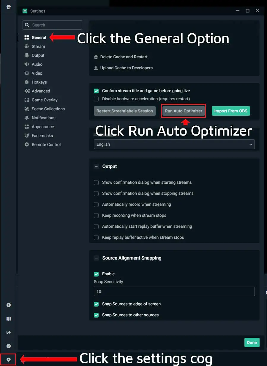 Streamlabs OBS Auto Optimizer