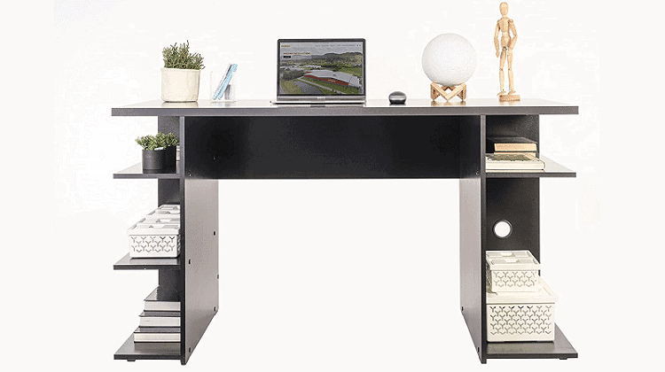 Madesa Modern Wood Computer Gaming Desk