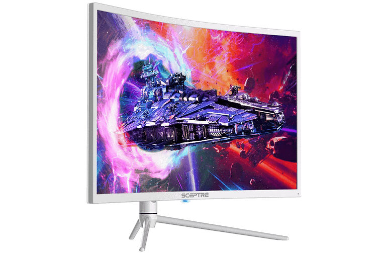 Sceptre 27" Curved Nebula White QHD 2k 165Hz 1ms