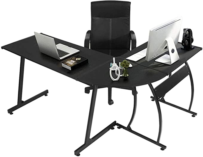 GreenForest L Shaped Gaming Desk 58.1 inch Home Corner Office Desk 