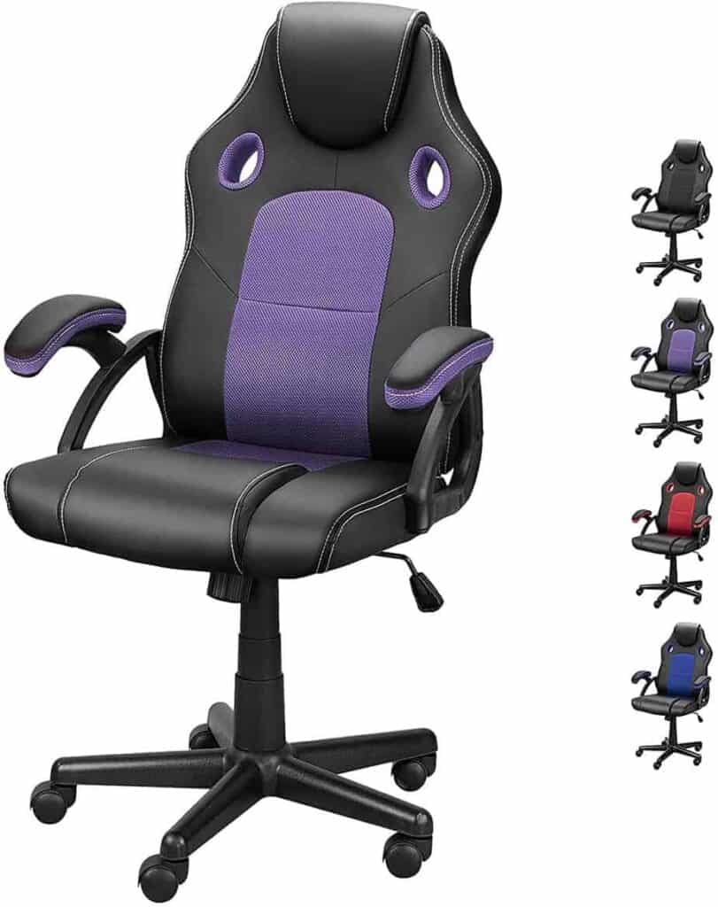 DualThunder Gaming Chair - Best Budget Purple Gaming Chair