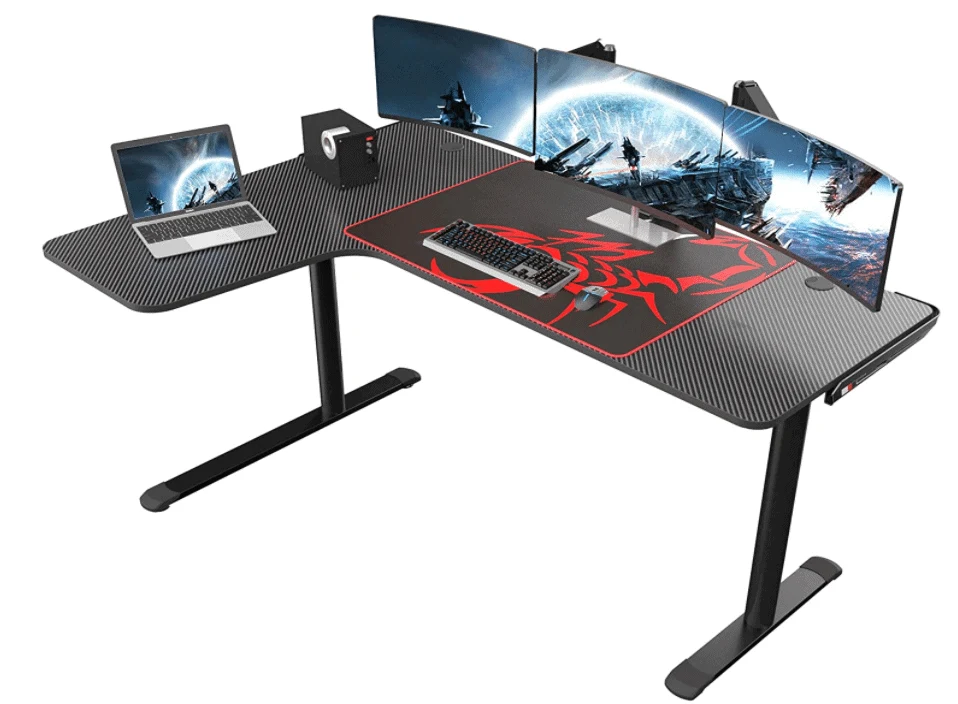 EUREKA ERGONOMIC L Shaped Gaming Desk