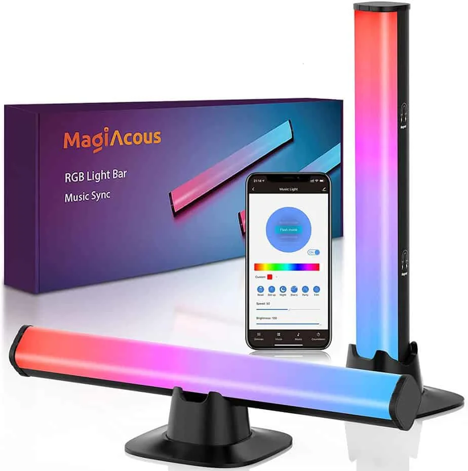 Magiacous Smart Light Bars - Best for Creating a Purple Gaming Setup