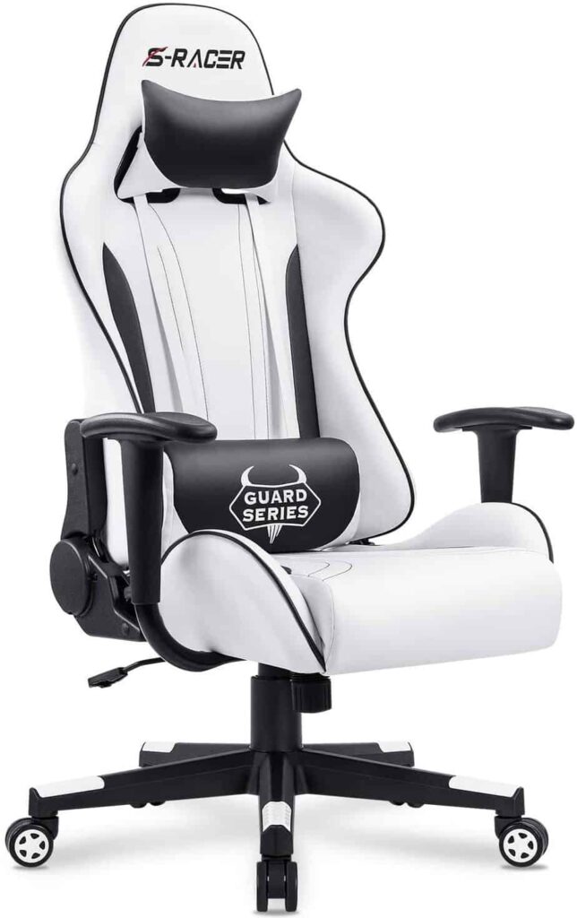 Homall White Gaming Chair 