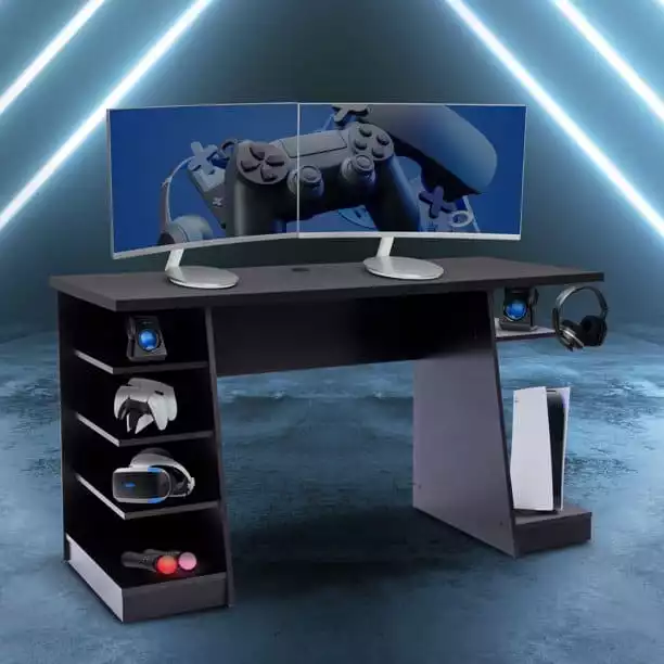 Techni Sport Jango Gaming Desk with Storage | Walmart