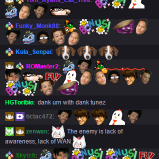 popular emotes