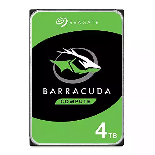 Seagate Barracuda 4TB HDD | Amazon