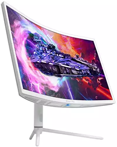 Sceptre 27″ Curved Nebula White QHD 2k 165Hz 1ms | Amazon