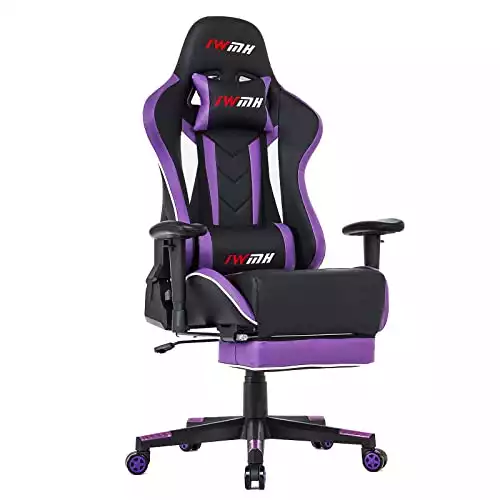 IWMH Gaming Chair with Footrest | Amazon