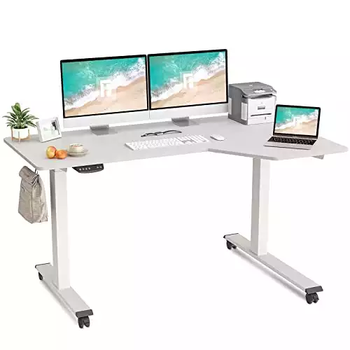 Fezibo L-Shaped Electric Standing Desk | Amazon