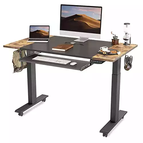 Fezibo Dual Motor Height Adjustable Electric Standing Desk | Amazon